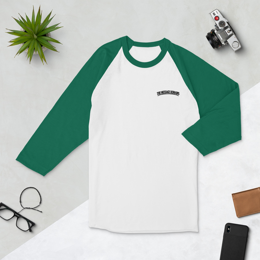 Unisex 3/4 Sleeve Raglan Shirt