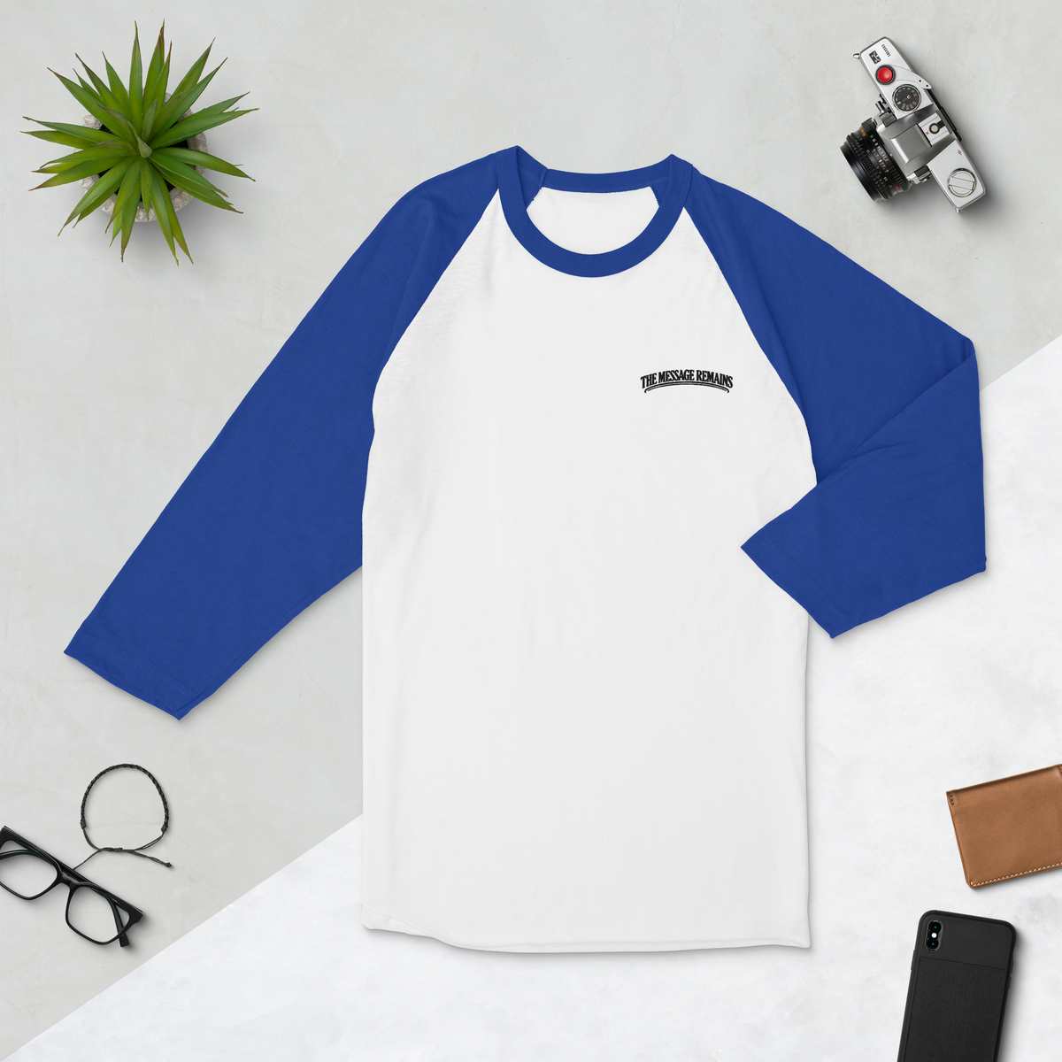 Unisex 3/4 Sleeve Raglan Shirt