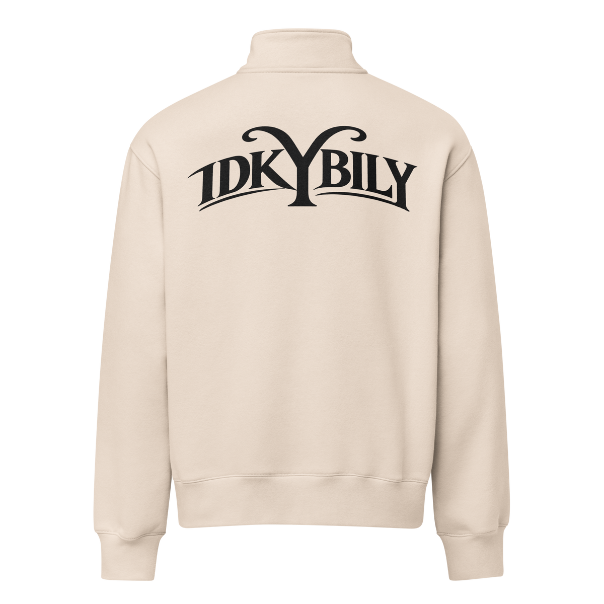 IDKYBILY Unisex Heavyweight Half Zip Pullover
