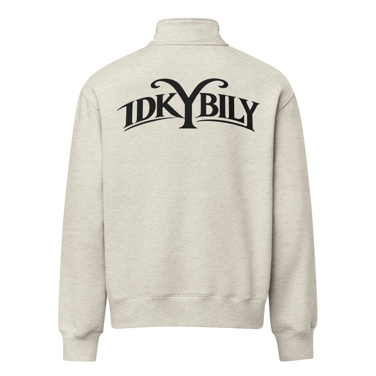 IDKYBILY Unisex Heavyweight Half Zip Pullover